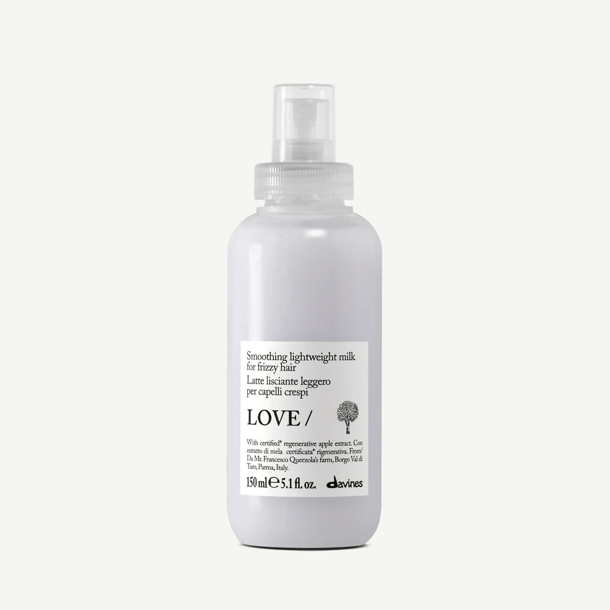 Davines Love Latte Lisciante Leggero Capelli Crespi 150ml