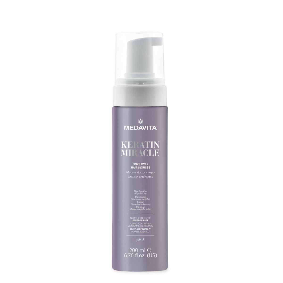 Medavita Keratin Miracle Mousse Stop al Crespo 200ml
